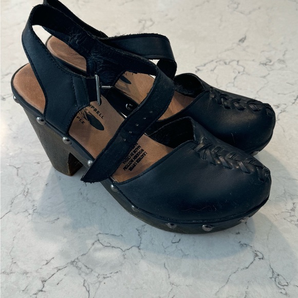 Free people collab with Jeffrey Campbell, Kathleen, black clogs size 9 - Picture 3 of 8